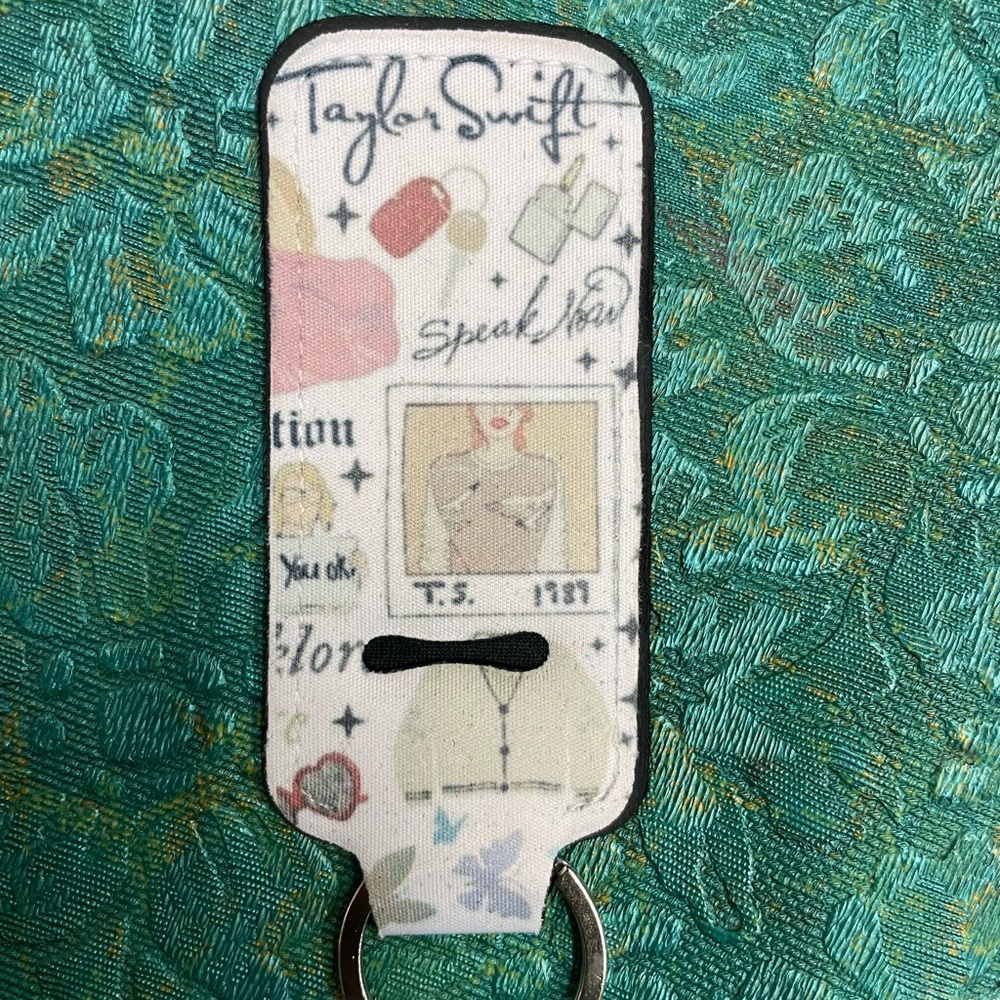 Taylor swift chapstick key chain